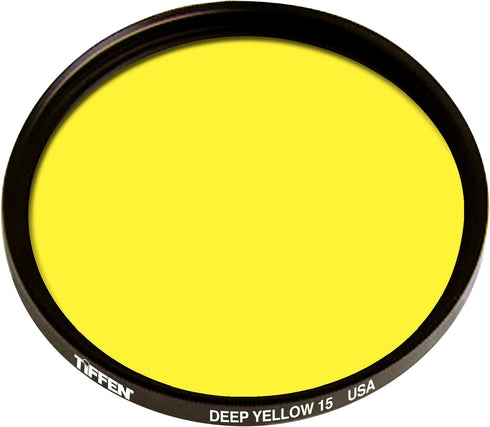 Tiffen 43mm Deep Yellow 15 Filter 43DY15