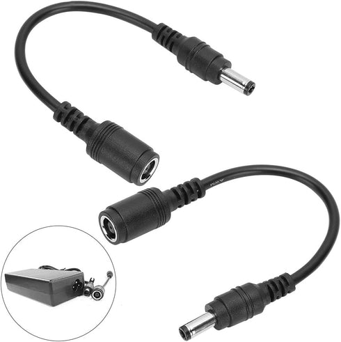 2Pcs Converter Cable, 7.4x5.0mm Female to 5.5x2.5mm Male, Premium ABS Material, Durable and Sturdy for Short Distance