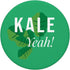 Kale Yeah Veggie Print For World Vegetarian Day PopSockets Swappable PopGrip
