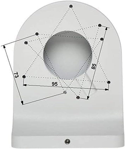 PFB203W Wall Mount Bracket Aluminum Alloy Waterproof for Dahua Dome IP Camera Series