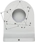 PFB203W Wall Mount Bracket Aluminum Alloy Waterproof for Dahua Dome IP Camera Series