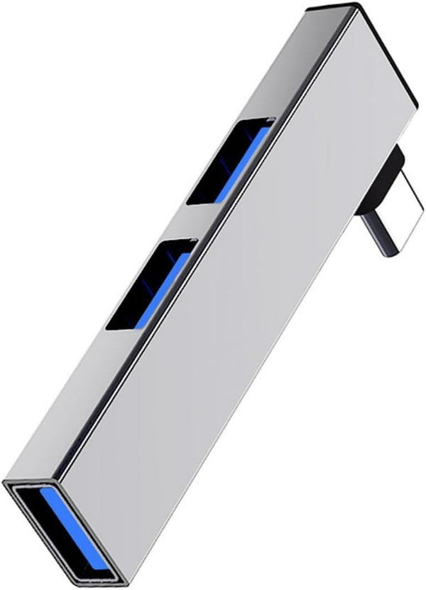 Zksbdxz 90 Degree Portable USB C Hubs 4 Port USB Expansion Fast Data
