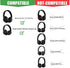 Studio 3.0 Wireless Top Headband Replacement Parts - Accessories for Studio 3 A1914, Compatible with Studio 2.0, White