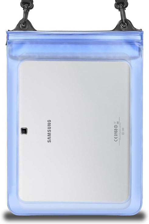 Tablet iPad Waterproof Dry Bags Sleeve Pouch for Samsung Galaxy Tab S9 S8 S7, iPad Air, Microsoft Surface (Blue)