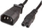 RiteAV - Standard Molded IEC 320 C14 to C7 Plug AC Power Plug