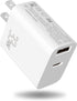 Dual USB C 33W Fast Wall Charger, Mini Block Power Brick Type C Adapter for iPhone 13/12/11 Pro Max, iPad Pro