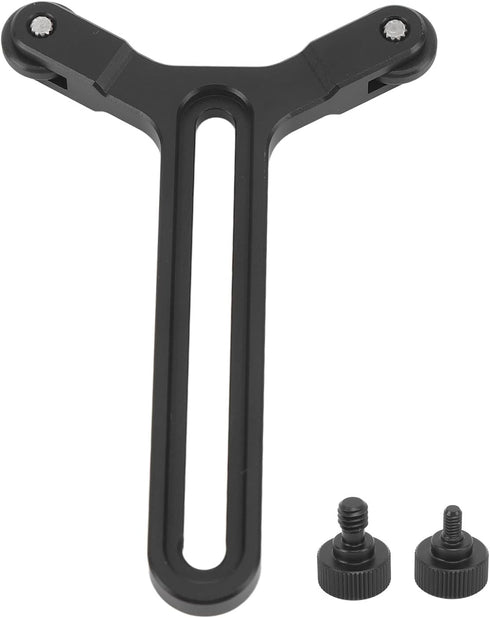 Y Bracket with Double Wheels, Frame Lens Support System with 1/4in Slide Screw for DJI Ronin S SC Stabilizer