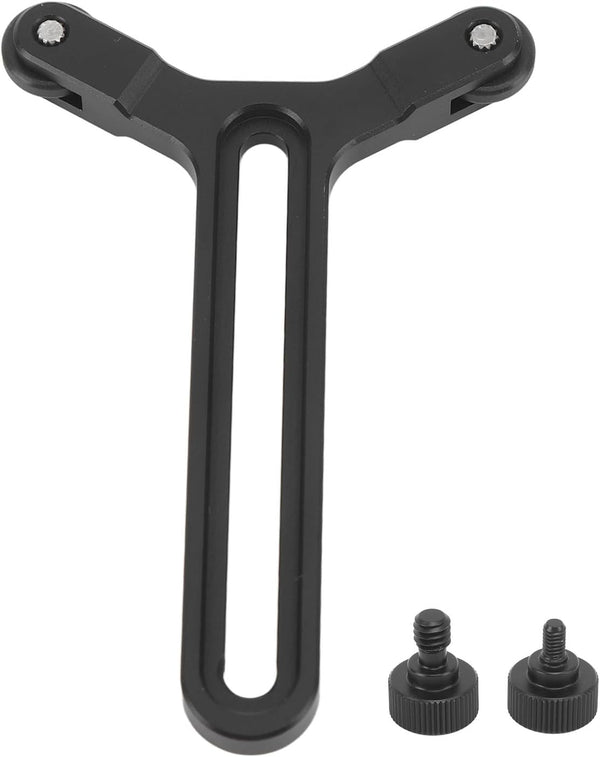 Y Bracket with Double Wheels, Frame Lens Support System with 1/4in Slide Screw for DJI Ronin S SC Stabilizer