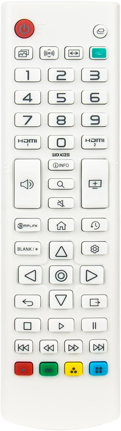 New AKB75095388 Replacement Remote Control for LG AKB75095388, BU50NST, BF50NST, GRU510N, GRF510N Projector Controller