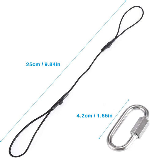 4 Packs SourceTon Camera Tether Safety Strap, Camera Strap for DSLR Camera and Mirrorless Professional Cameras