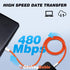 chubbycable Chubby 2.0 Fast Charging Cable Durable Soft Silicone USB C Cable 240W Extra Thick Phone Charger Cord,