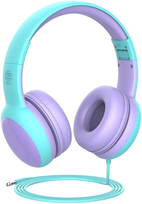 gorsun Kids Headphones - Limited Volume Cat Ear Toddler Headphones, Wired Over Ear for Children