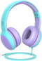 gorsun Kids Headphones - Limited Volume Cat Ear Toddler Headphones, Wired Over Ear for Children