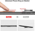 Ultra Slim Phone Ring Holder, Tomorotec Thin Stand for Magnetic Car Mount - for iPhone X XR XS 8 7 Plus 6S 6 5s 5 SE,