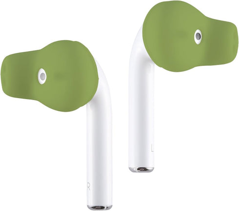 ACOUS Design Purest Earbuds Covers, Anti-Slip Sport Covers Compatible with Apple EarPods and AirPods (Olive Gray)