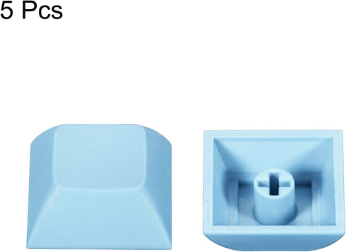 PATIKIL 1U Blank Keycaps, 5 Pack Universal PBT Keyboard Replacement Accessories for MX Mechanical Keyboard