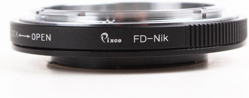 Lens Adapter for Macro Canon FD Mount Lens to Nikon (D) SLR Cameras, Compatible with D5600 D5 D3400 D500