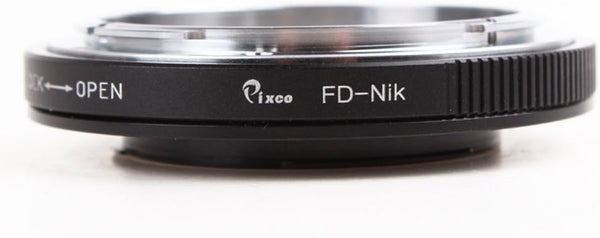 Lens Adapter for Macro Canon FD Mount Lens to Nikon (D) SLR Cameras, Compatible with D5600 D5 D3400 D500