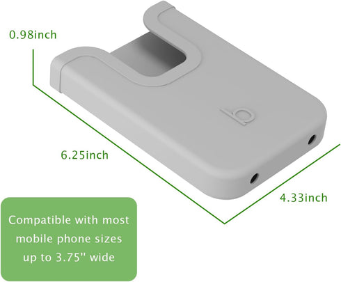 Silicone Phone Holder Compatible with Bogg Bag, Soft Silicone Charm Insert Accessories for Bogg Beach Bags, Generic &