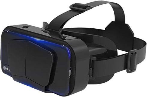 Virtual Reality VR Headset 3D Glasses, Support 4.7-7 Inch Version with Stereo Headphones for TV, Movies