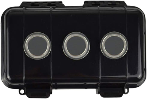 kaguster Magnetic Key Holder Under Car Waterproof Magnetic Stash Box for GPS Trackers Hide a Key Outside Magnetic key
