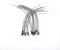 Dilwe 20Pcs 2.4G Receiver Antenna, ABS Aircraft Receiver Antenna Compatible Port for Futaba