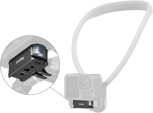 SMALLRIG 13, 1/4"-20 5437 Magnetic Quick Release Mount for GoPro Hero Aluminum Adapter with Screw and Dual-Claws