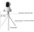 LamYHeng 2Pack Mount,360 1/4" No Drill Security Cameras Degree Rotating Swivel Mini Ball Head Mount ,Flexibl Wall Pole