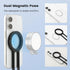 WeiLingBo 17/16/15/14/13/12 Magnetic Phone Tripod,Aluminum Alloy Flexible Tripod for Cell Phones,Travel Essential