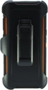 WallSkiN Heavy Duty Case for Galaxy S8 (5.8"), Military Grade Drop Protection with Holster - Camouflage/Orange