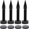 Flushbay Adjustable Speaker Isolation Spikes M6 Black - 4 Pack Floor Protectors for Subwoofer, CD, DVD, Turntable