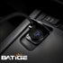BATIGE Alloy Dual Port USB 3.0 Car Dashboard Flush Mount Cable, Male to Female with LED Indicator, 1ft