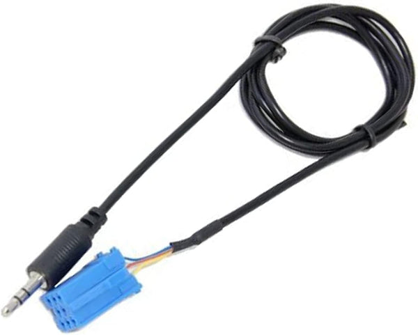 HQRP Audio Cable, 8-pin ISO to 3.5MM, fits Porsche 1999-2002 Becker Traffic Pro/CDR-22