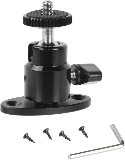 CAMVATE Mini Ball Head 1/4"-20 with Ceiling Mount for CCTV & Video Wall Monitors - 1991