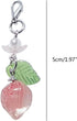 hejhncii Cute Fish Tail Strawberry Pig Hanging Pendant - Sweet Phone Strap Lanyard