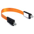 VANTRONIK Flat Coaxial Cable for Windows Ghost Wire Ultra-Thin Soft Window Cable for TV 11.8 inches Long with F Connector