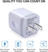 GiGreen Fast Charging Block, 5Pack Dual Port USB Outlet Plug 2.1A Wall Charger for iPhone, Samsung Galaxy, Pixel