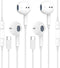 Wired Earbuds 2 Pack USB C Headphone for Samsung S23 FE S22 S21 S20 A53 A54 in-Ear Type C Earphone with Microphone