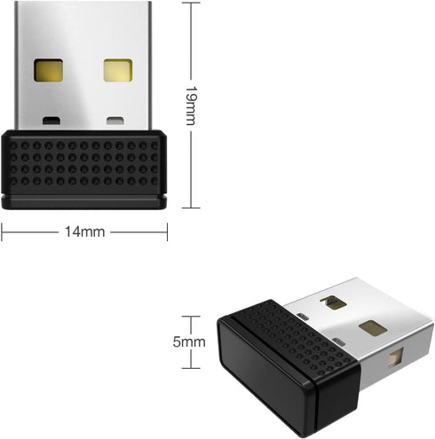 Mouse Jiggler, Undetectable USB Port Device for PC, Wiggler Shaker to Keep PC Awake, Simulate Movement