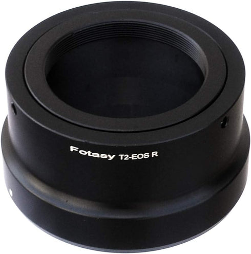 Fotasy Adjustable T2 T Mount Lens to Canon EOS RF Adapter, Compatible with Canon EOS R Mirrorless Cameras