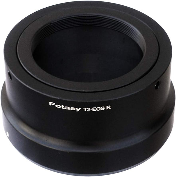 Fotasy Adjustable T2 T Mount Lens to Canon EOS RF Adapter, Compatible with Canon EOS R Mirrorless Cameras