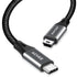AGVEE 6ft USB-C to Mini USB Cable (2 Pack) - Braided OTG Charger for Hero 3+, PS3, Canon, Nikon, GPS, Blue Yeti, Dark