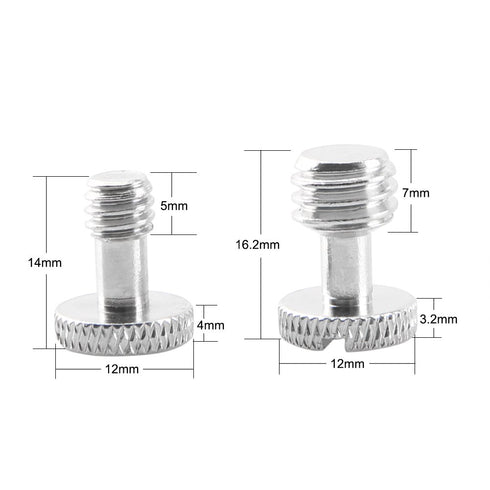 NICERYIG 3/8 Inch and 1/4 Inch Camera Quick Release Screw Tripod Adapter for DSLR