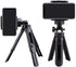 ThtRht 2 Pack 1/4 Inch Mini Phone Tripod Extendable Mini Camera Tripod with Phone Clip Screw Portable Selfie Stick