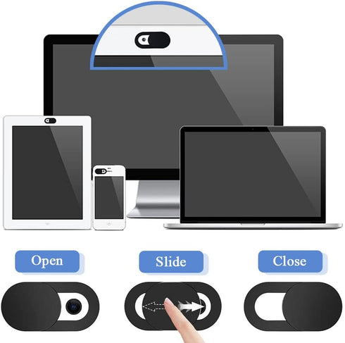 50 0.027-Inch Mesee Pieces Webcam Cover Slider, Ultra Thin Web Camera Protective Privacy Covering Slide Stickers