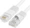 Cmple Cat5e Ethernet Cable 25 ft, 350 MHz UTP Patch Cord, 1Gbps Network LAN Cables, RJ45 Connectors, White