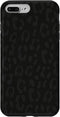 Black Leopard Print Protective Case for Women, iPhone 7 Plus/8 Plus, Cheetah Design
