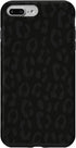 Black Leopard Print Protective Case for Women, iPhone 7 Plus/8 Plus, Cheetah Design