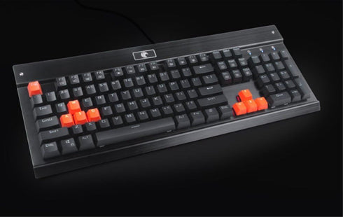 Honbay 9 Pack of Orange PBT Backlit Keycaps for Mechanical Keyboards with Red Puller