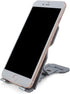 Aluminum Alloy Foldable Phone Stand, Portable Adjustable Height Cell Phone Holder Cradle Dock for Most Phones